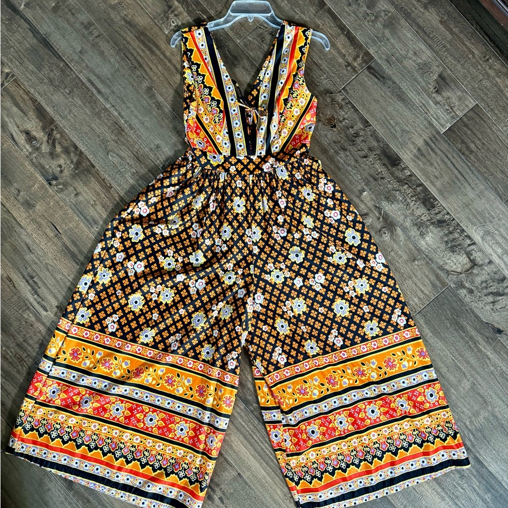Vintage Floral Jumpsuit